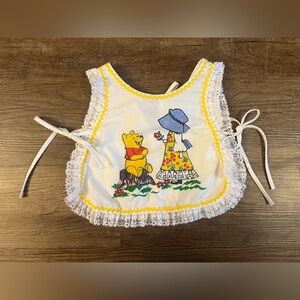 Vintage 70’s Winnie‎ The Pooh & Holly Hobbie Sears Apron 1T H37